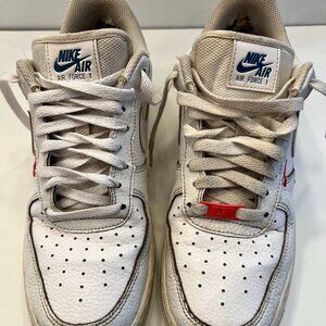 Nike Air Force 1 Low ‘07 Essential Double Mini Swoosh “Miami Dolphins” Size 7.5